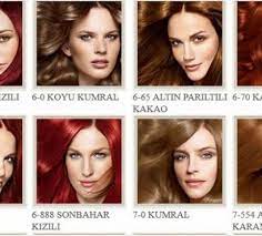 palette 2018 sac renk kartelasi sac renkleri sac kadin