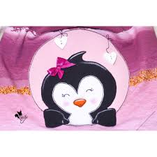 Applikationsvorlage Pinguin Button