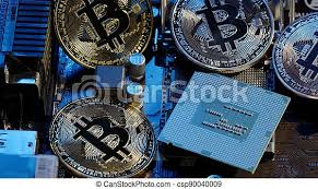 Start mining mining with cpu/gpu asic mining nicehash os profitability calculator mining nicehash allows you to earn bitcoin when you provide idle computing power of your cpu or gpu. Bitcoin Btc And Cpu Central Processor On Digital Technology Pc Motherboard Mining Cryptocurrency Bitcoin Mining Btc And Canstock