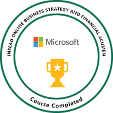 Microsoft Insead Online Business Strategy And Financial Acumen Acclaim