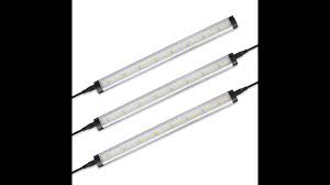 Albrillo Led Under Cabinet Lighting Remote Control Dimmable Lighting Kit Youtube