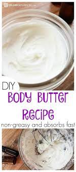 Diy Body Butter Recipe That Is Not Greasy And Absorbs Fast Recipe Diy Body Butter Recipes Diy Body Butter Body Butters Recipe