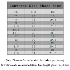Details About Boys And Girls Childrens Converse All Star Low Top And High Top Canvas Shoes