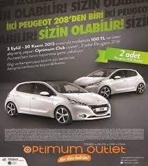 Adana Optimum Outlet Peugeot 208 Cekilis Kampanyasi Peugeot Adana Ten
