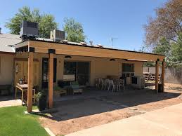If you create space between them you can plant a ground cover like buffalo grass for a luscious. Building A Covered Patio With A 30ft Span The Awesome Orange