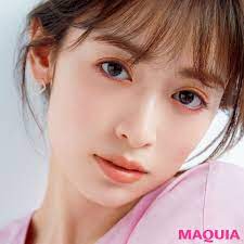 春にぴったり 花びらアイ 泉 里香さんが纏うプレイフルなパレット マキアオンライン maquia online ピンクメイク 泉里香 メイク 顔