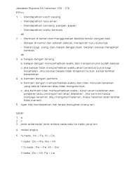 Kunci jawaban buku tematik (halaman 19). Jawaban Bupena 6a Halaman 169 170