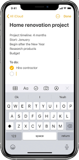 Make the app in a simpler language first: Use Notes On Your Iphone Ipad And Ipod Touch Apple Support