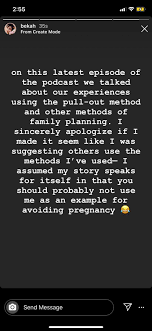 Birth Control And Pull Out Method Reddit Bekah Unadvocates For The Pull Out Method As A Form Of Bc Thebachelor