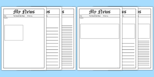 Read examples of news and feature articles from the scholastic kids press corps. Free Newspaper Writing Template Primary Teaching Resource
