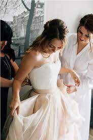 Real Weddings Meet Chelsey Carol Hannah Wedding Dresses Lace Wedding Skirt Bridal Dresses