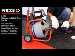 Ridgid power tools are backed by the best warranty in the industry. K 400 Drum Machine Ridgid Tools