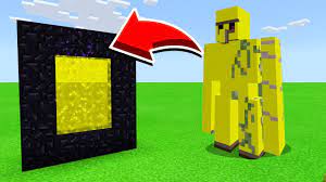 How do you get invisible blocks in bedrock edition? How To Make A Portal To The Golden Golem In Minecaft Pocket Edition Mcpe Youtube