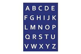 Ein projekt das ich bauen will verlangt 4 verschiedene buchstaben in großformat die auf komplett, pro buchstabe, auf eine din a 4 seite gedruckt werden soll. Schablone Alphabet Grossbuchstaben Din A4 1 Schablone Rakel Im Sb Btl Kaufen Bei Coop Bau Hobby