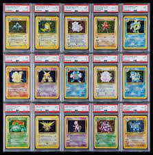 A psa gem mint 10 #4 charizard 1st edition sold for $40,000 in august 2018. 1999 Pokemon Trading Card Sets