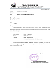 Mari kita simak penjelasan berikut ini Surat Undangan Rapat