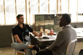 Men Talking Interview Royalty Free Photo