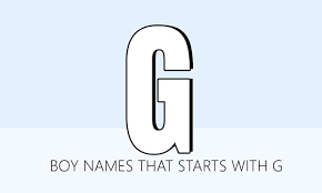 This is a list of japanese boy names, start with g. Boy Names That Start With G Urban Mamaz