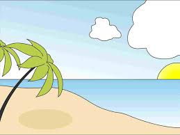Draw this cute beach by following this drawing lesson. Beach Drawing For Kids At Paintingvalley Com Explore Collection Of Beach Drawing For Kids
