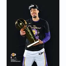 The nba finals will begin on tuesday, july 6 at 9:00 p.m. Danny Green Los Angeles Lakers Unsigned 2020 Nba Finals Champions Holding Finals Trophy Photograph