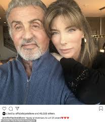 Celebrity astrologist jackie stallone dies aged 98. Sylvester Stallone Celebrates 23 Years Of Marriage With Wife Jennifer Flavin Daily Mail Online