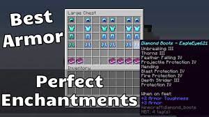 Enchanting your minecraft items add the special powers and bonuses that can be beneficial for you in many ways. Best Armor And Best Enchantments In Minecraft Youtube