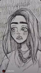 Aesthetic Xanny Art Sketches Aesthetic Art Sketches Xanny In 2020 Billie Eilish Sketches Billie