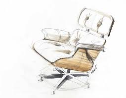 Charles Eames Lounge Chair This Masterpiece Is The Most Inspiring Piece Of Furniture And Charles Eames Lounge Chair Furniture Design Sketches Furniture Sketch