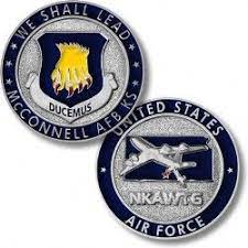 Mcconnell Air Force Base Ks Coin Show Your Allegiance To Mcconnell Air Force Base Afb Kansas With This Impressi Air Force Bases Air Force Challenge Coins