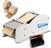 Water-Activated Tape Dispenser, Manual Width-Adjustable Kraft Gum Tape  Dispenser for 0.98-3.54" Wide Tape, All-Body Steel Packing Tape Dispenser,  ...
