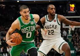 Kyrie scores 37 in return but brooklyn's new big 3 lose debut to cavs in double ot. Five Crazy Stats From Bucks Celtics Nba Playoff Series