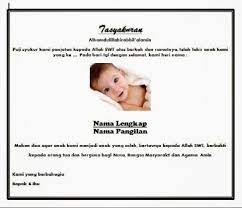 Check spelling or type a new query. Contoh Format Penulisan Syukuran Kelahiran Bayi Belajar Office