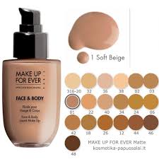 makeup forever face and body foundation