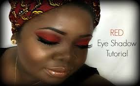 Black And Red Ombre Eyeshadow Red Eye Shadow On Dark Skin Red Sugarpill Love Eye Shadow Red Eyeshadow Eyeshadow Tutorial Makeup For Black Skin