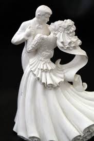 Elegant Wedding Cake Topper Couple Dancing And Holding Each Other Pure White Color Very Cake Topper Wedding Couple Elegant Wedding Cakes Wedding Cake Toppers