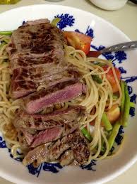 Spaghetti Aglio Olio With Beef Tenderloin Recipe Can Be Found At My Blog Www Inchefmode Blogspot Co Beef Tenderloin Recipes Tenderloin Recipes Beef Tenderloin