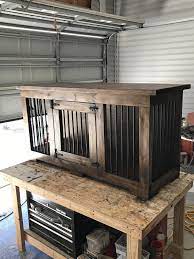A simple pallet project showing you how to build this great looking wooden dog house using recycled pallets. How To Build An Indoor Dog Kennel 731 Woodworks We Build Custom Furniture Diy Guides Monticello Ar Dog House Diy Indoor Dog Kennel Dog Crate Furniture
