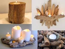 Great Diy Driftwood Candles Driftwood Crafts Driftwood Candle Driftwood Decor