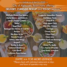 We did not find results for: Awesome Alpharetta On Twitter Monday Restaurant Update These Are All Of The Awesome Alpharetta Restaurants Currently Offering Delivery Curbside And To Go Services Check Out The List Of 120 Restaurants Pls Check With The