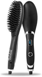 Apalus brush hair straightener 9. Veru Eternity Hair Straightening Brush Corded Ionic Ceramic Straightener Comb With Led Display And Mch Hair Brush Straightener Ceramic Brush Hair Straightener