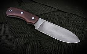Custom kitchen knife set in sporadic ladder damascus handled in carbon fiber and buckeye burl. Pin On Practical Custom Knives