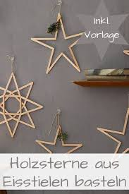 Holzsterne Basteln Selbst De Holzsterne Basteln Weihnachten Weihnachtsdeko Selber Basteln