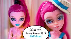Faceup Tutorial №25 Gigi Grant OOAK Monster High Cutom doll repaint