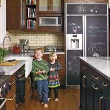 Kitchen Practicality Meets Period Style Chalkboard Fridge Fridge Decor Diy Chalkboard