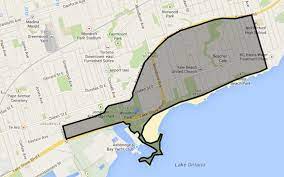 The Beaches Toronto Map Toronto Neighbourhoods