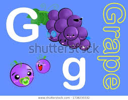 Find Cute Alphabet Letter G Grape Fruits Stock Images In Hd And Millions Of Other Royalty Free Stock Photos Illustr In 2020 Lettering Alphabet Cute Alphabet Lettering