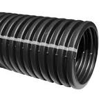 Leach bed drain pipe