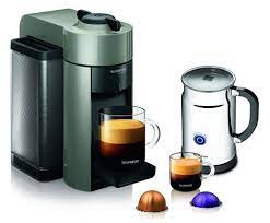 The vertuo coffee and espresso coffee machine conveniently makes 5, 8, 14, 18 oz coffee as well as single and double espresso shots. Nespresso Vertuoline The First Espresso And Coffee Maker By Nespresso Coffee Gear At Home