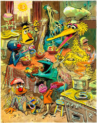 Sesame Street Paintings By Jack Davis Jack Davis Sesame Street The Muppet Show