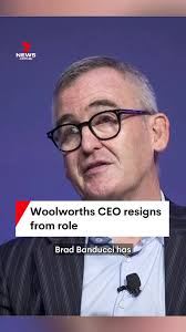 Woolworths CEO Brad Banducci is stepping down from the top role after 8 and  a half years. #Woolworths #7NEWS